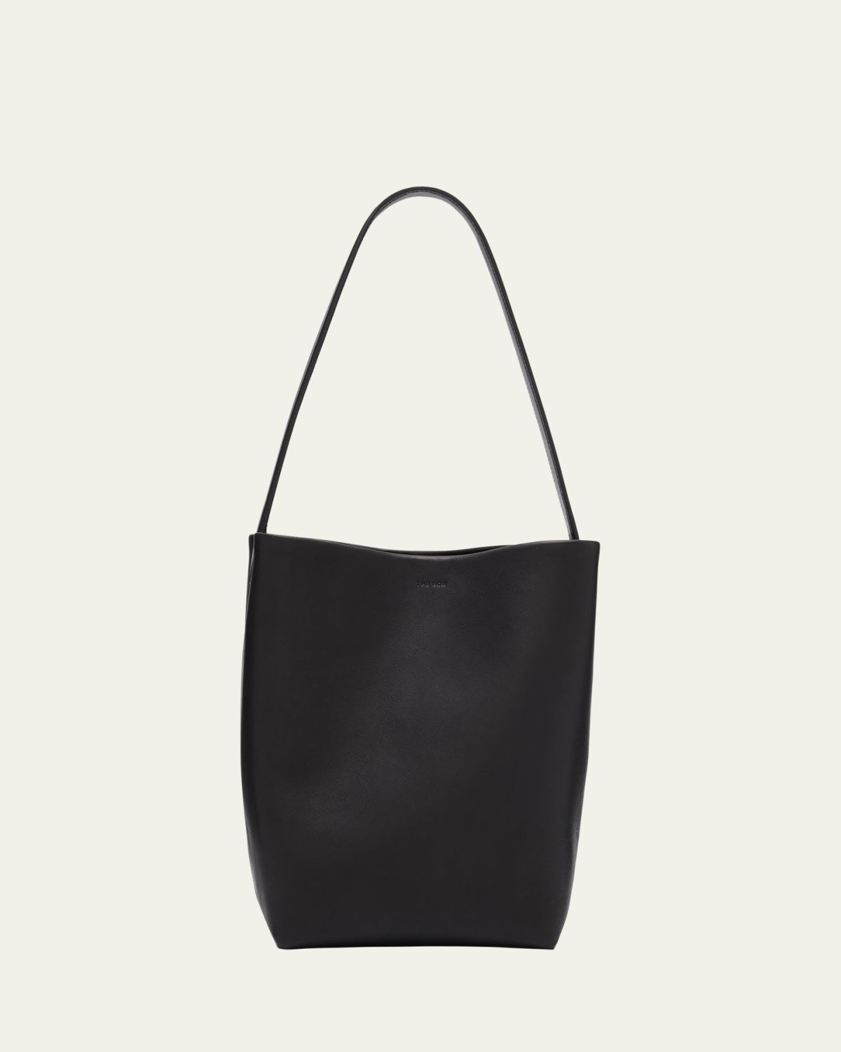 THE ROW Park Medium North-South Tote Bag in Saddle Leather