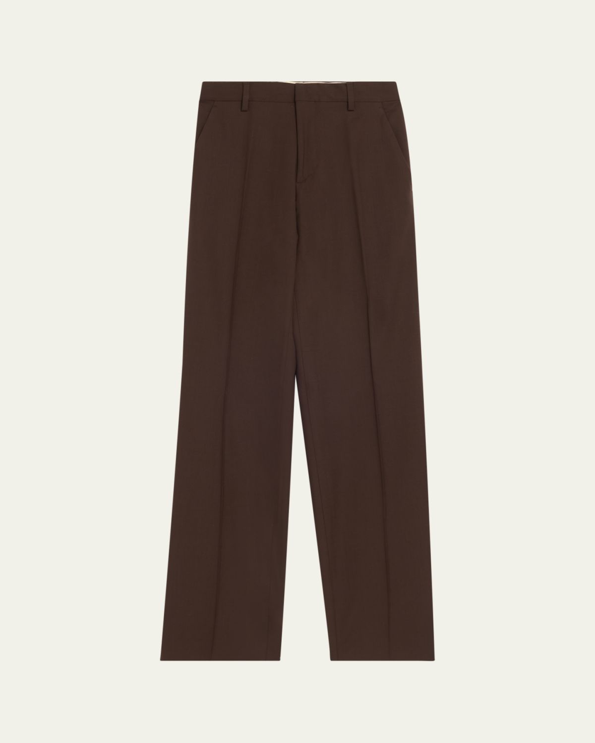 HOMMEGIRLS Straight Leg Wool Pants