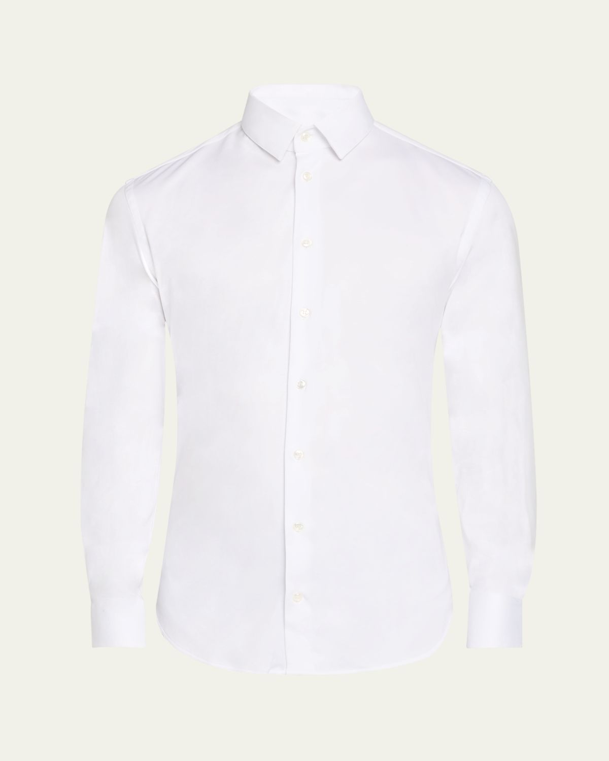 Giorgio Armani Men's Solid Sport Shirt | Thumbnail 6 Giorgio Armani Men's Solid Sport Shirt | Thumbnail 6