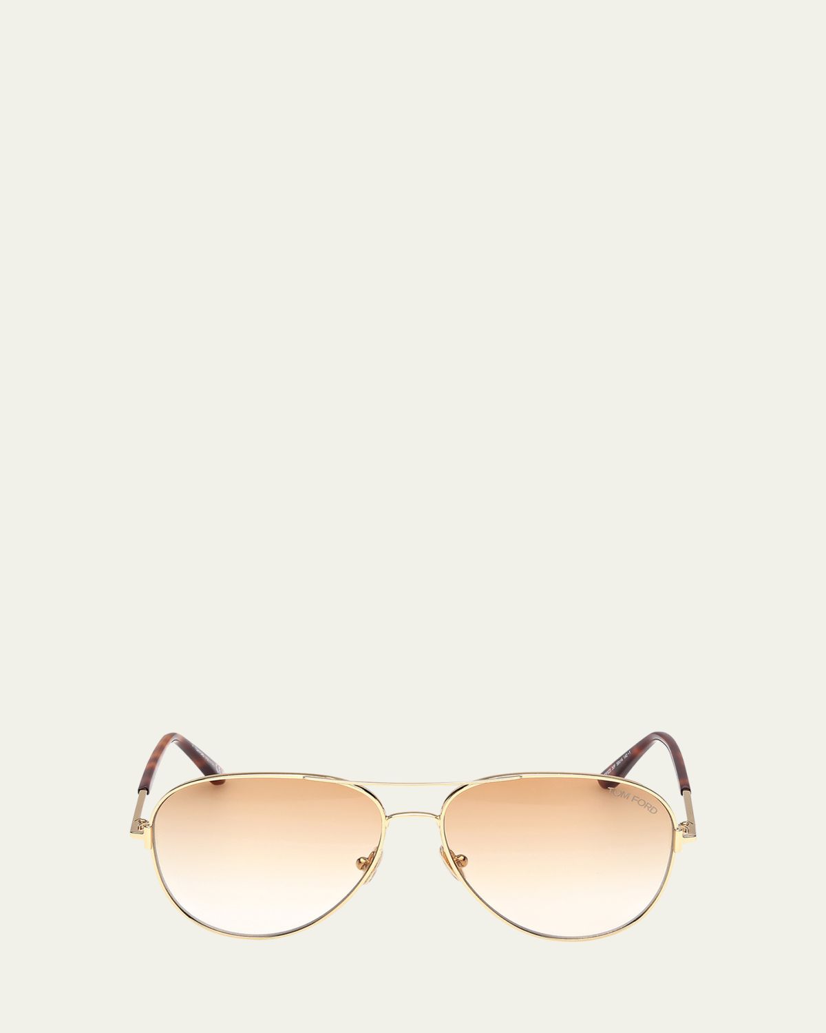 TOM FORD Clark Metal Aviator Sunglasses