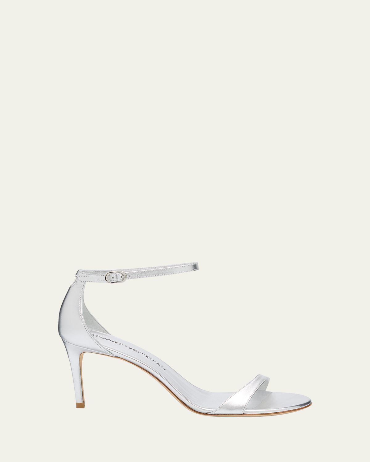Stuart Weitzman Nudist II Metallic Ankle-Strap Sandals | Thumbnail 6 Stuart Weitzman Nudist II Metallic Ankle-Strap Sandals | Thumbnail 6