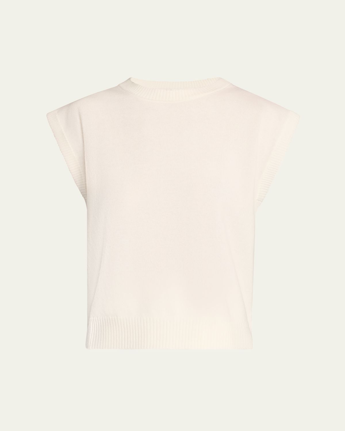 Brunello Cucinelli Cap Sleeve Cashmere Sweater