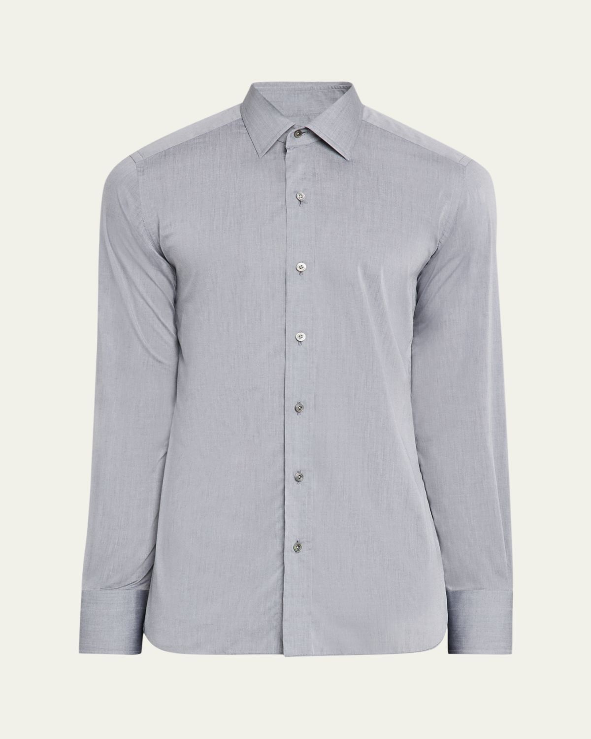 TOM FORD Men's Cotton Chambray Slim-Fit Dress Shirt