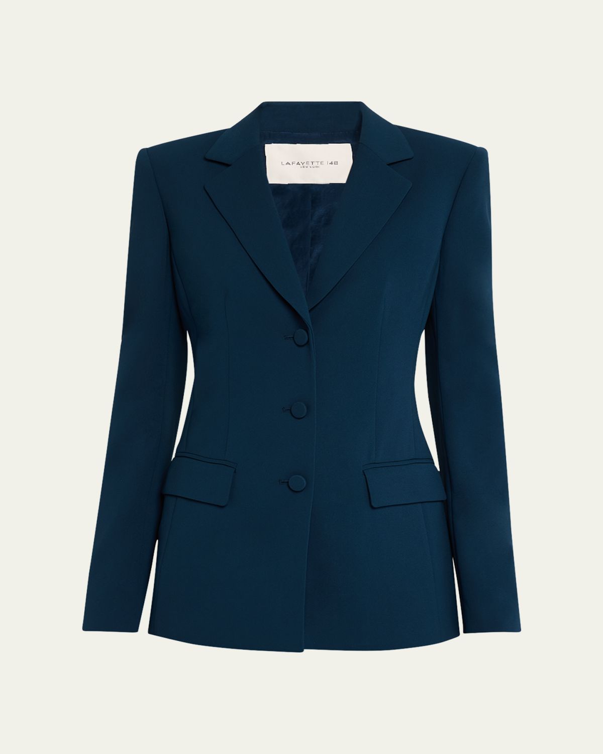 Lafayette 148 New York Single-Breasted Tailored Blazer