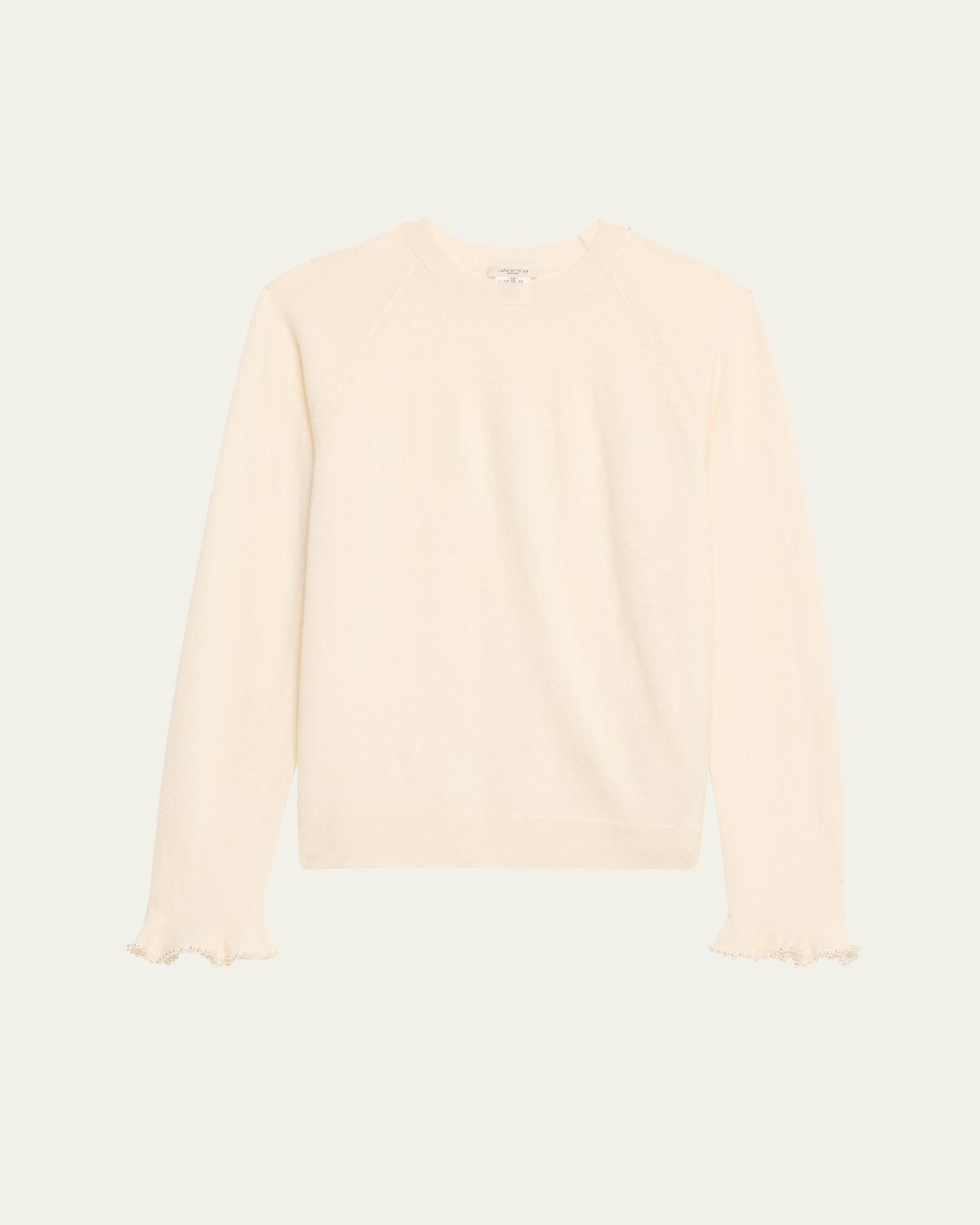 Lafayette 148 New York Bead-Trim Cashmere Sweater