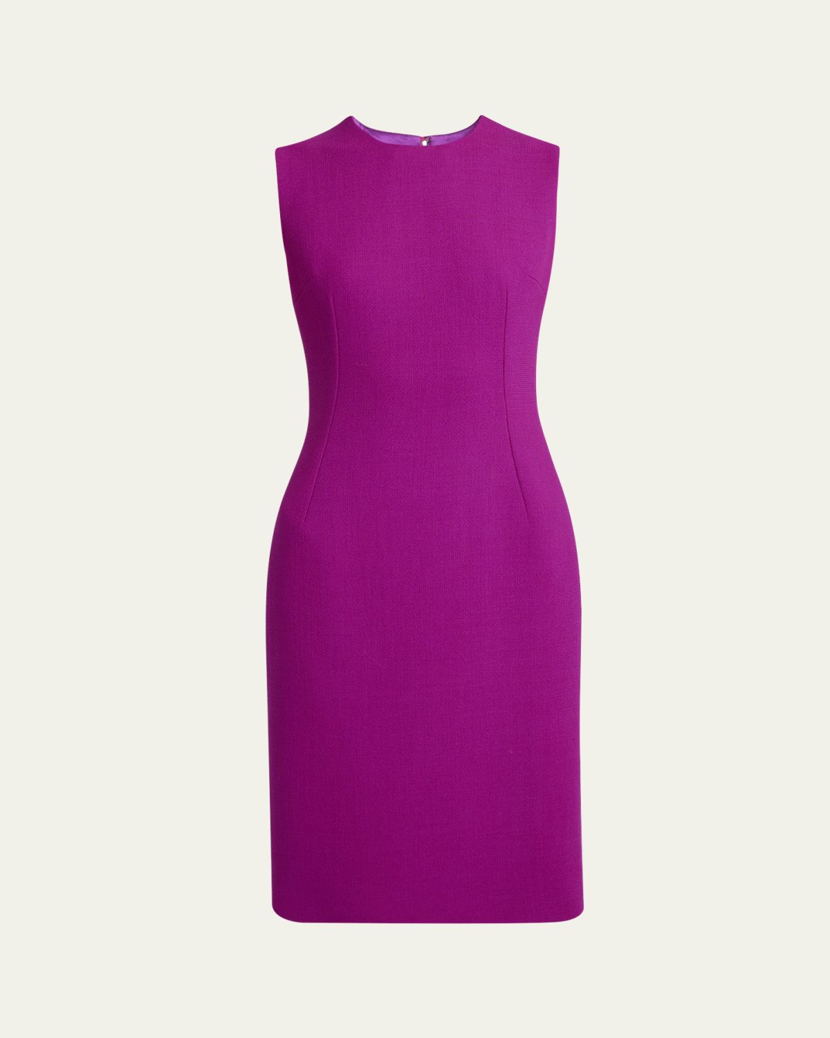 Dolce & Gabbana Sheath Crepe Wool Dress