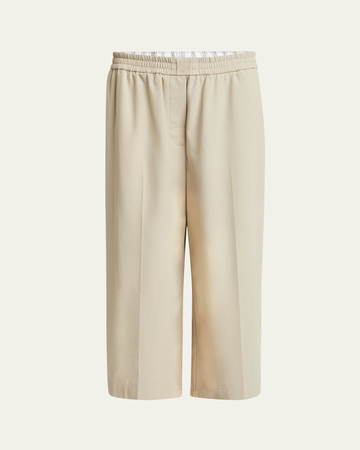 Loewe Cropped Double Waistband Trousers