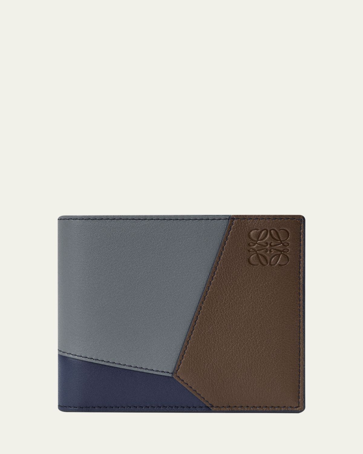Loewe Men's Puzzle Edge Multicolor Leather Bifold Wallet