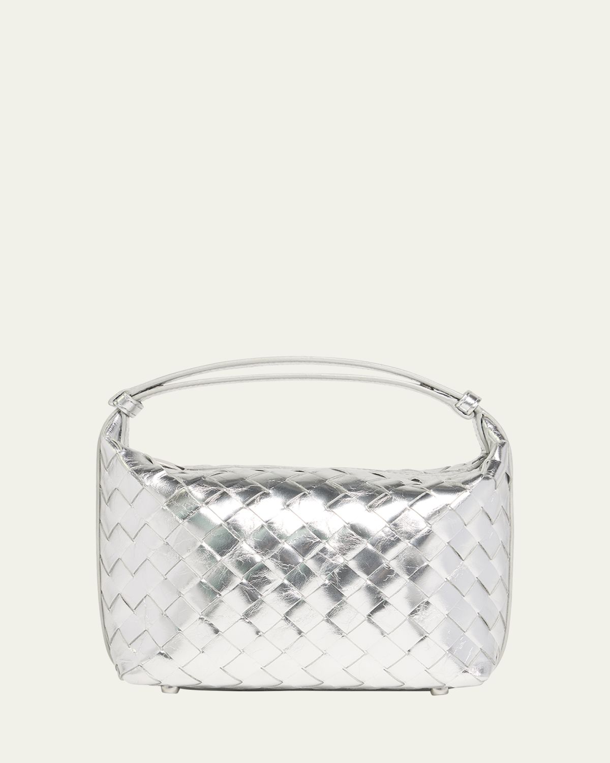 Bottega Veneta Mini Wallace Metallic Leather Shoulder Bag | Thumbnail 4 Bottega Veneta Mini Wallace Metallic Leather Shoulder Bag | Thumbnail 4