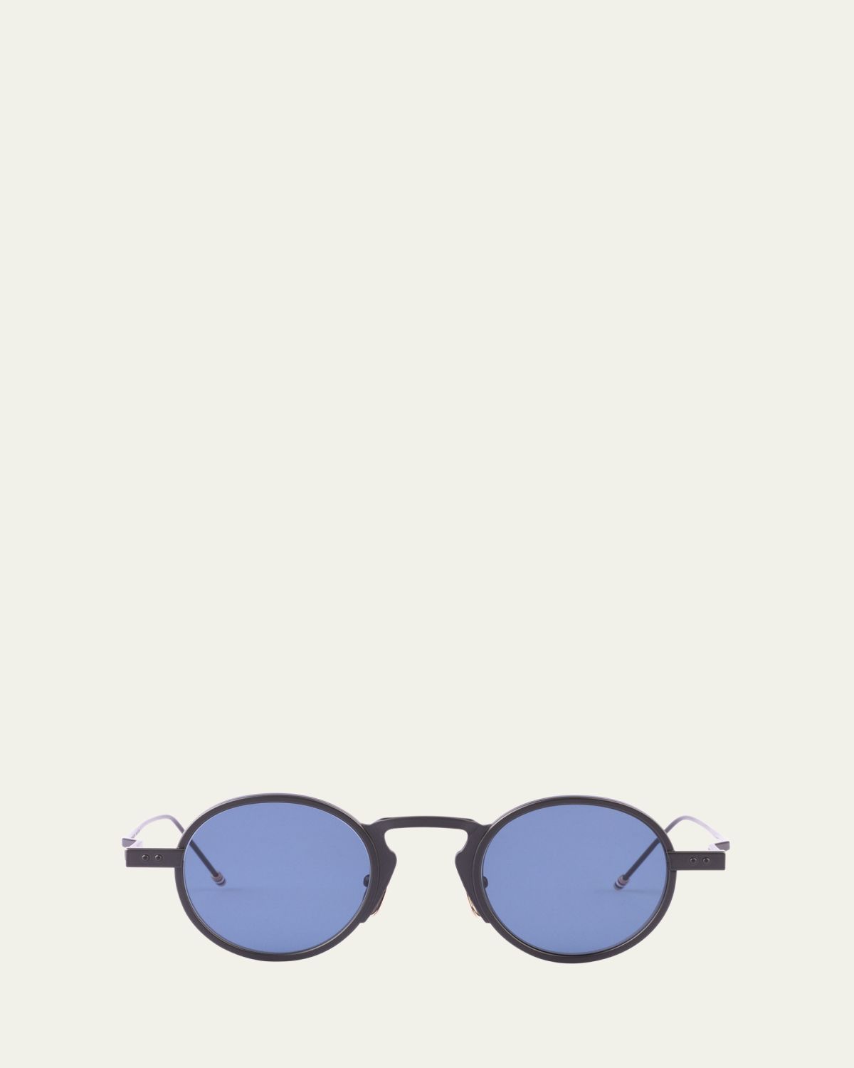 Thom Browne Men's Titanium Round Sunglasses