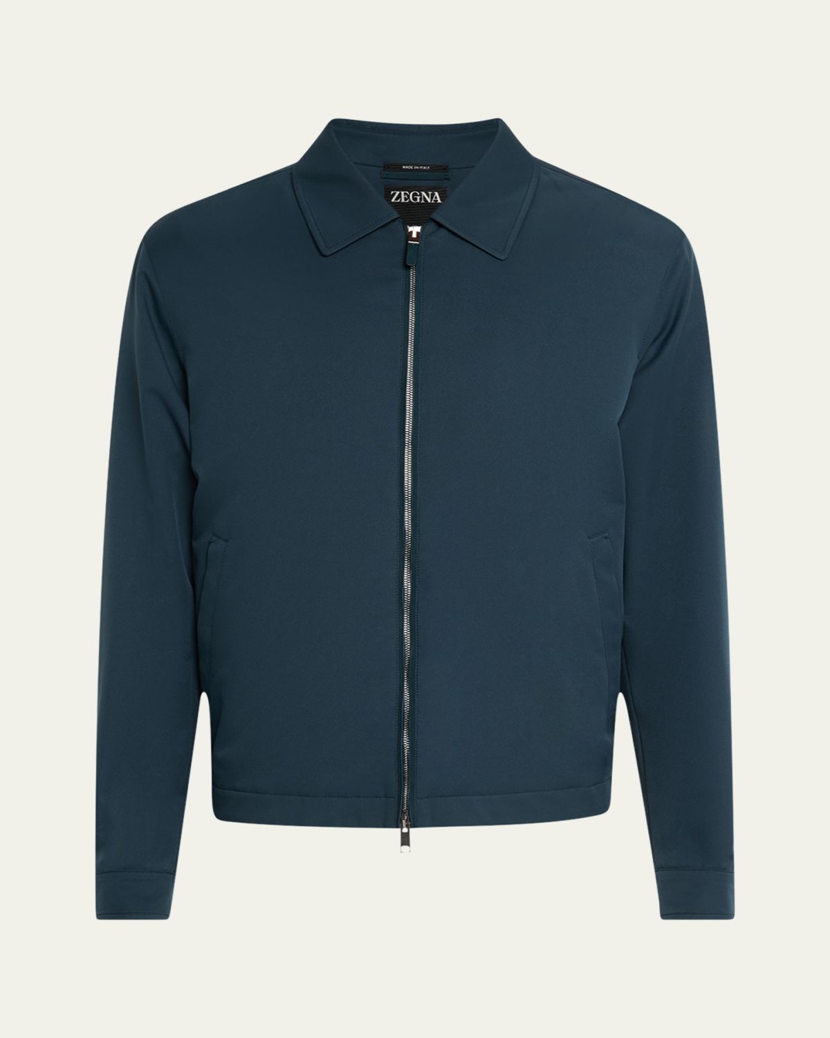 ZEGNA Men's Microfiber Full-Zip Blouson