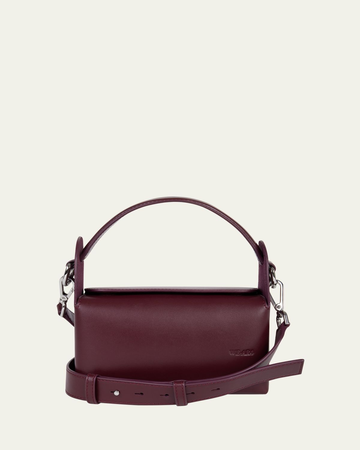 WE-AR4 The Pastry Box Leather Top-Handle Bag
