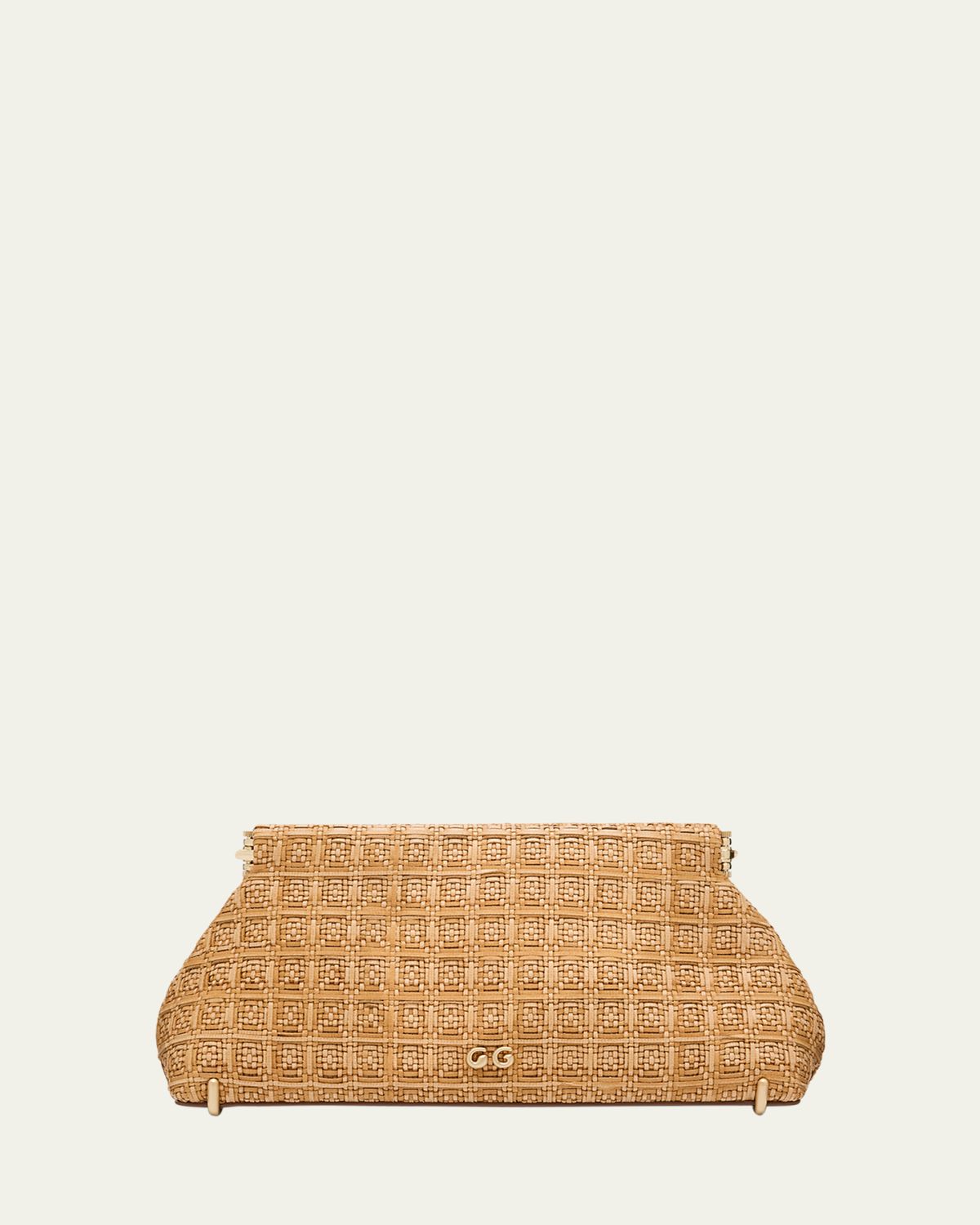 Cult Gaia Lillia Mini Woven Clutch Bag