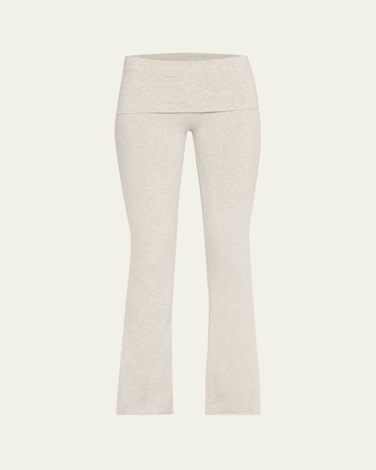 SKIMS Cotton Jersey Foldover Flare-Leg Pants | Thumbnail 6