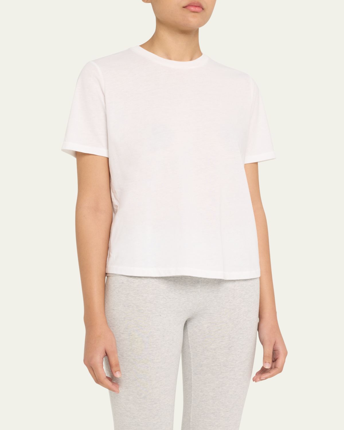 SKIMS Poly Cotton Jersey T-Shirt | Thumbnail 4