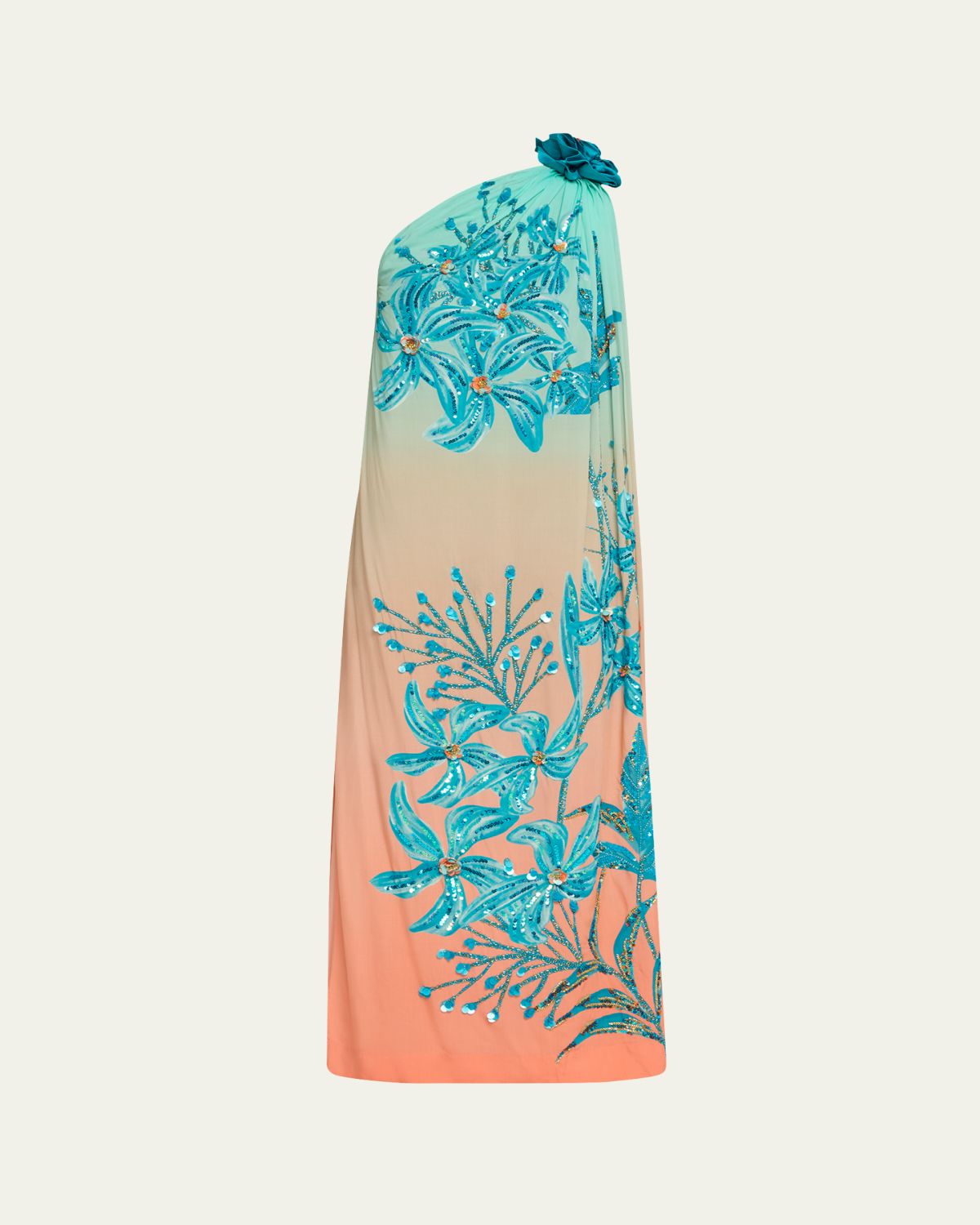 Verandah Hand-Beaded Rani Toga Maxi Dress