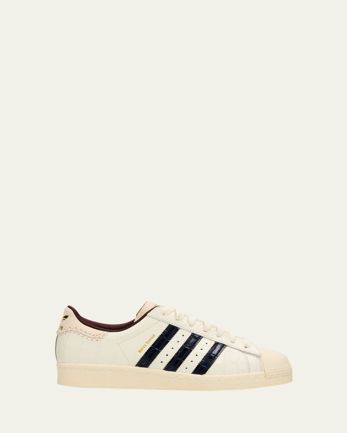 adidas x Wales Bonner Superstar Croco Leather Low-Top Sneakers