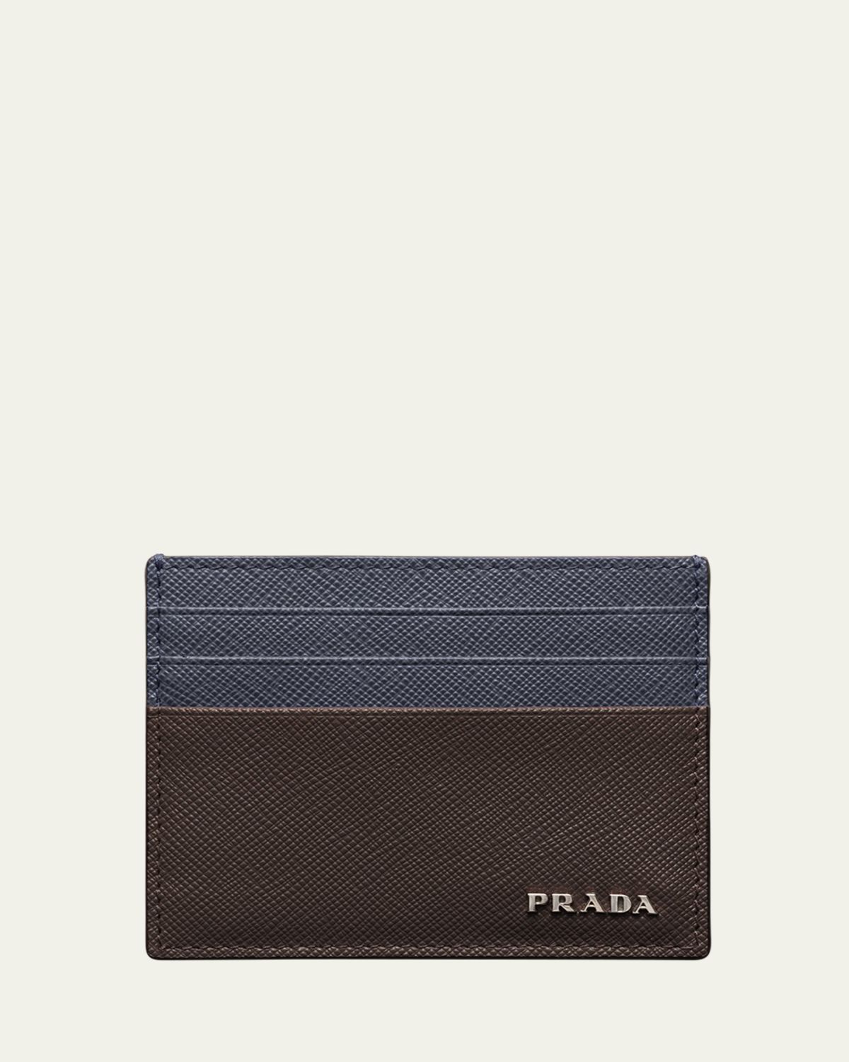 Prada Men's Saffiano Leather Card Holder