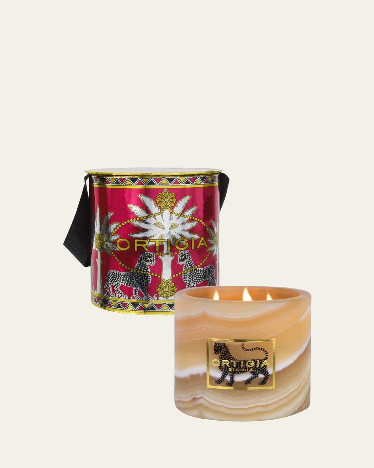 Ortigia Zagara Alabaster Candle, 8.8 oz.