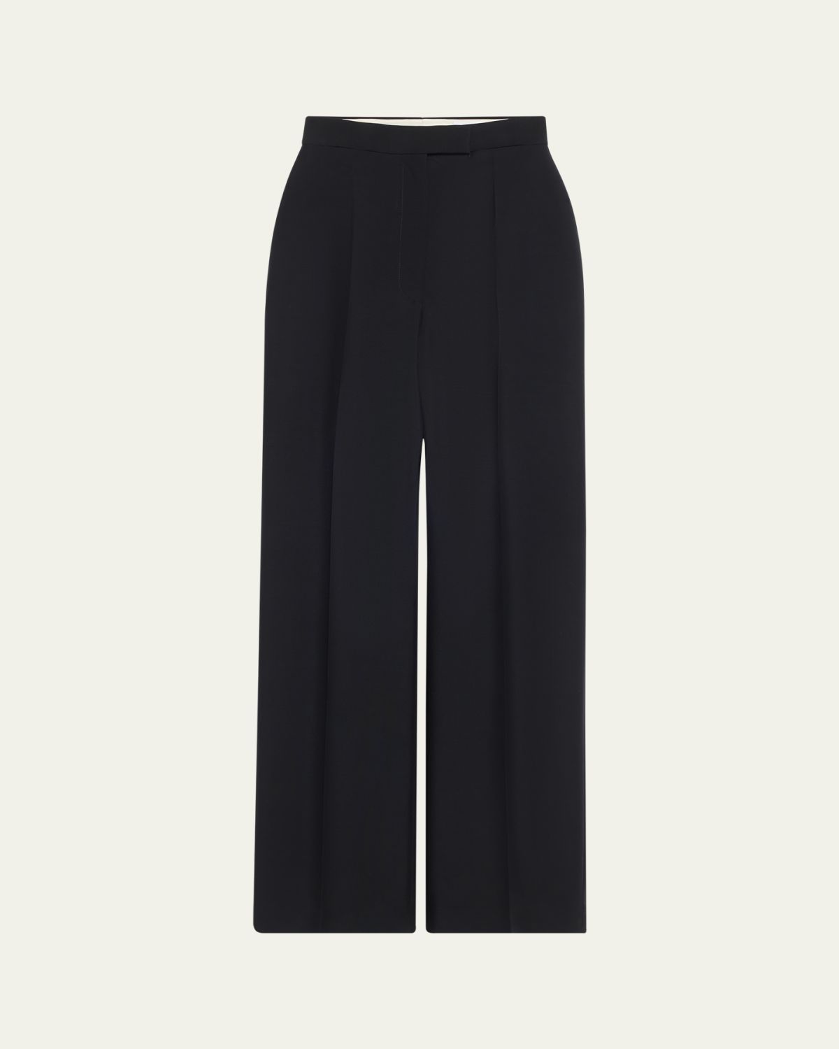 McQueen High-Rise Wide-Leg Wool Trousers