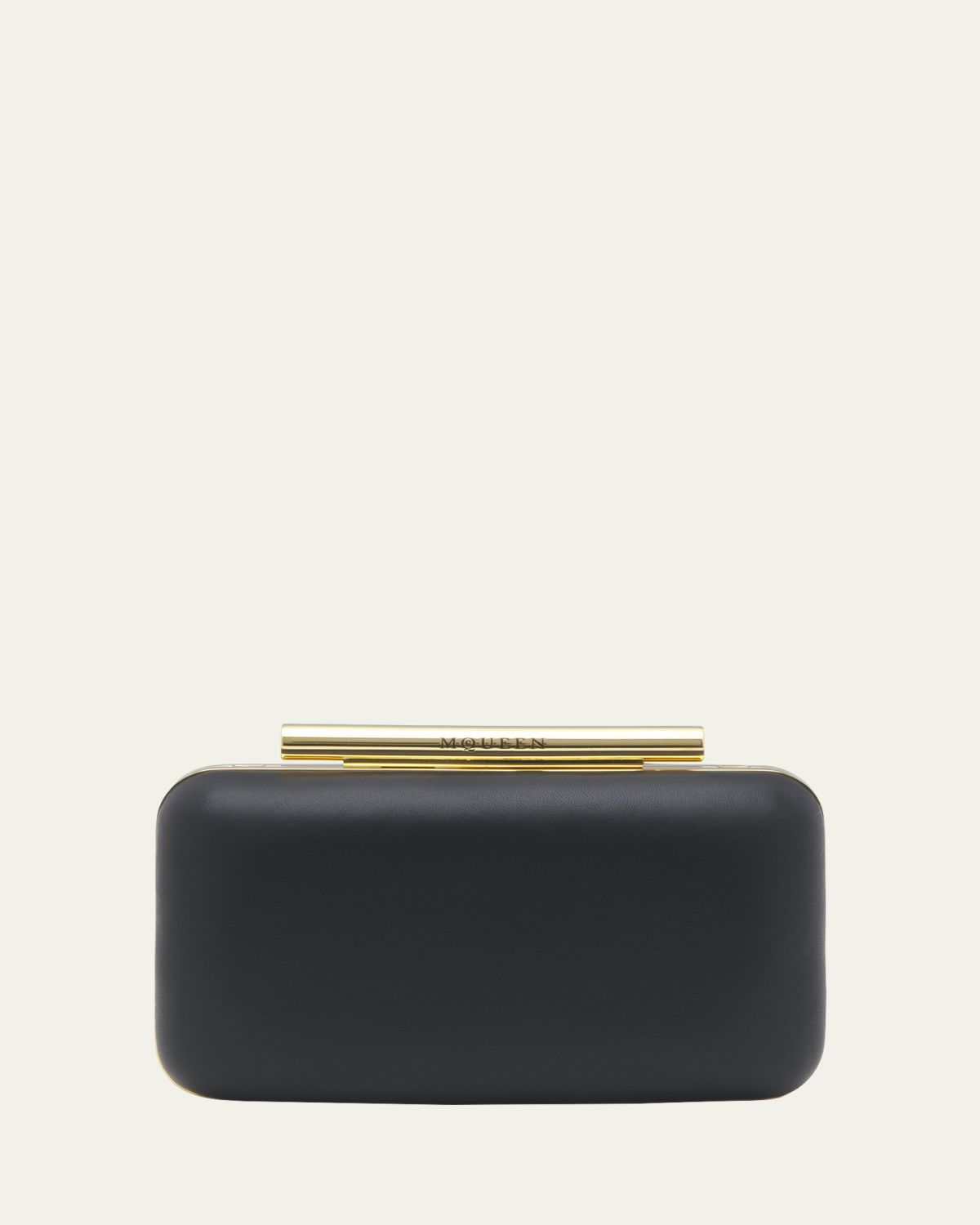 McQueen T-Bar Box Clutch Bag