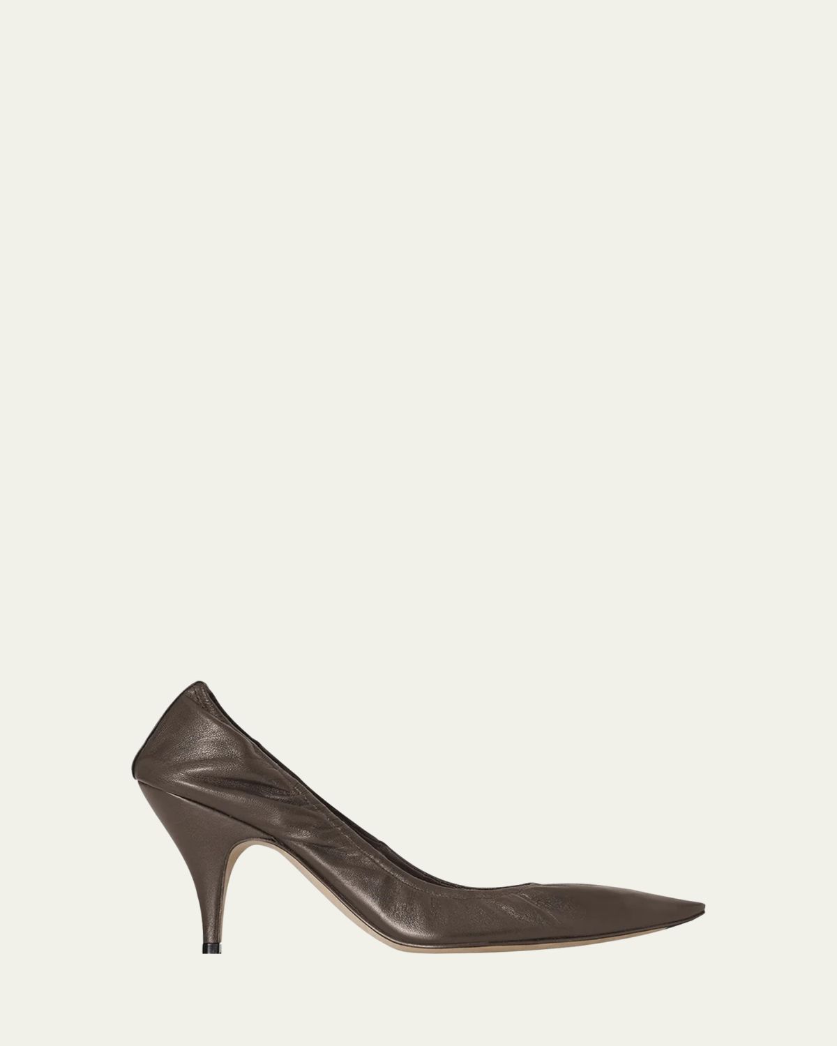 THE ROW Liisa Lambskin Leather Pumps