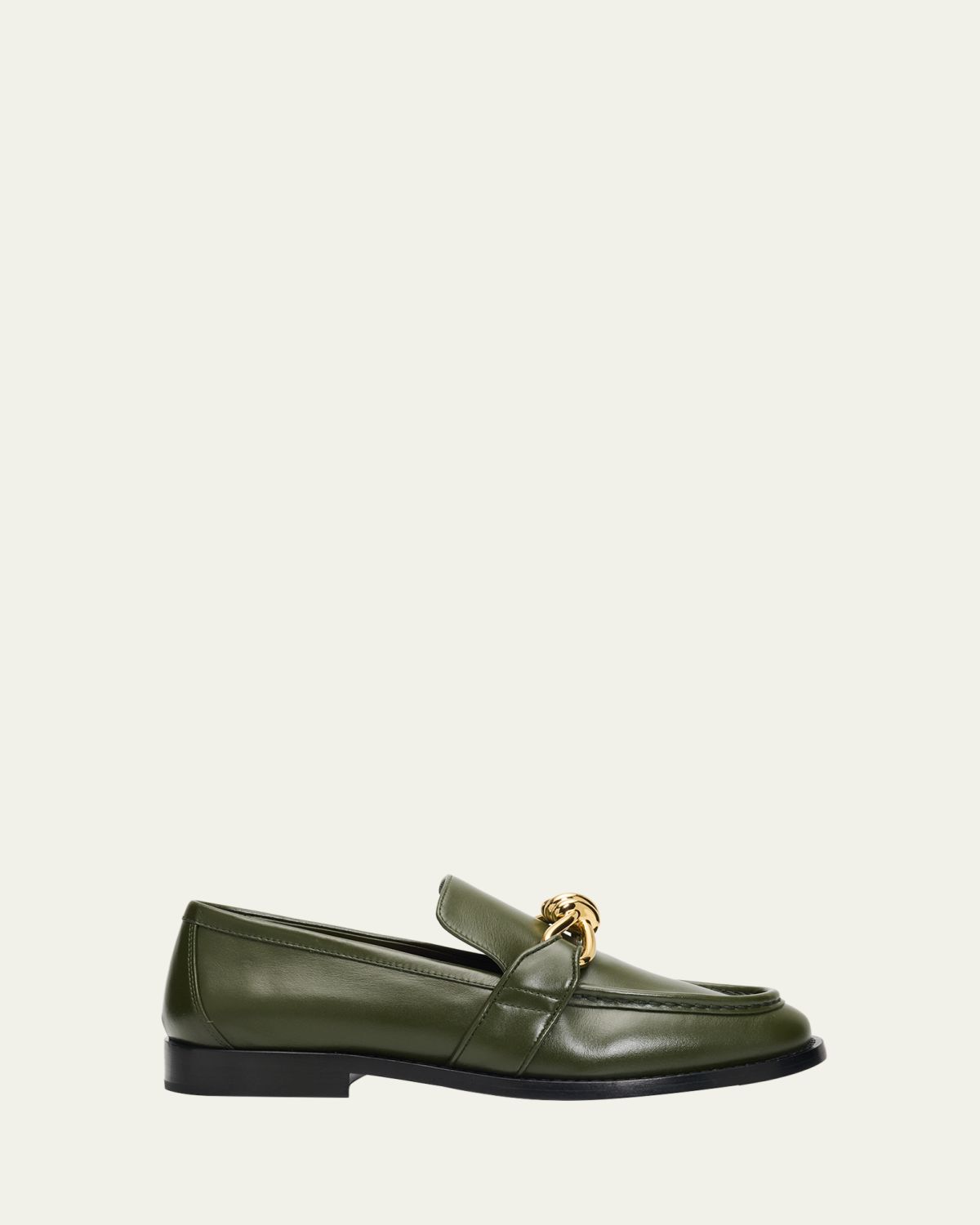 Bottega Veneta Astaire Metal-Knot Leather Loafers | Thumbnail 4 Bottega Veneta Astaire Metal-Knot Leather Loafers | Thumbnail 4
