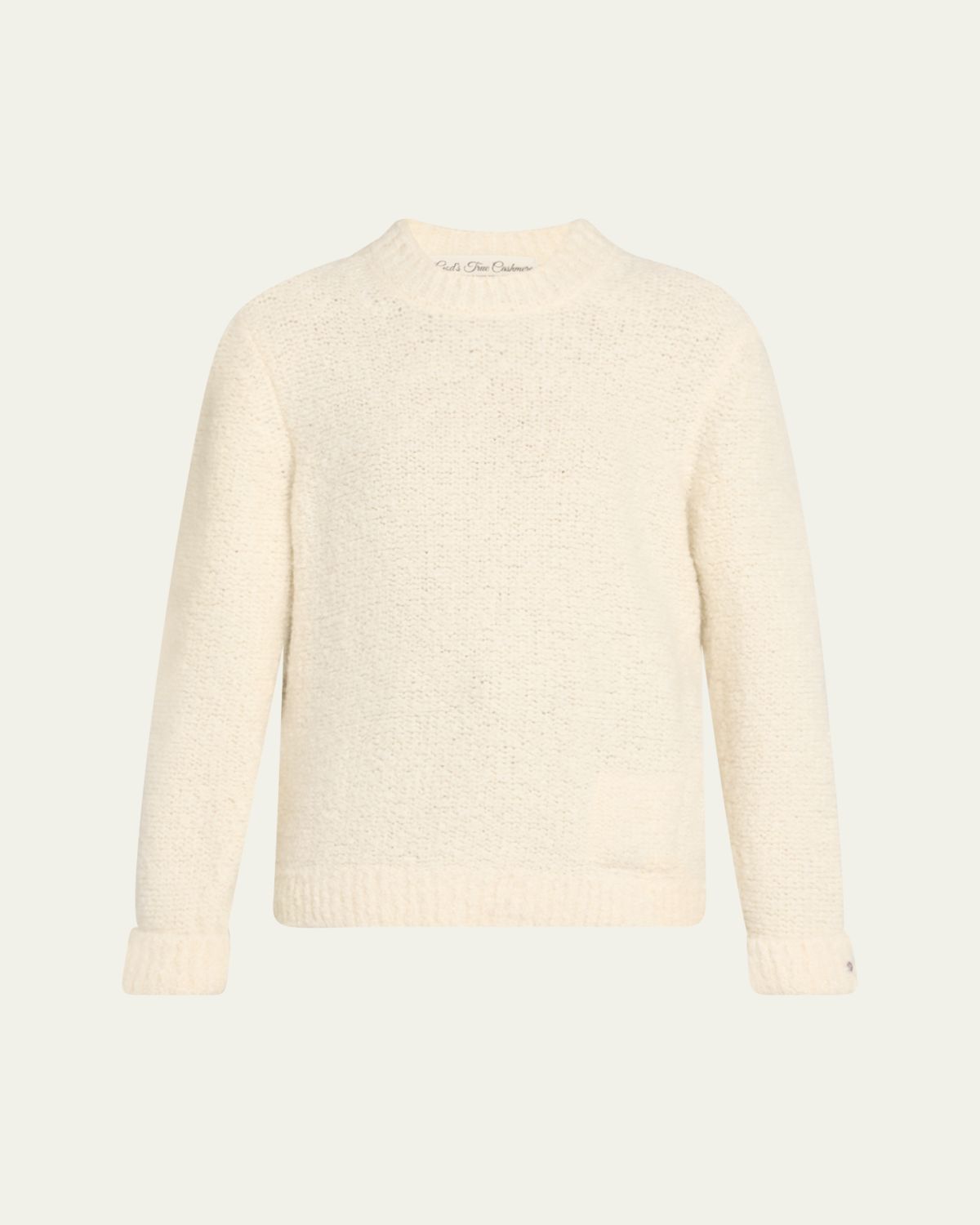 God's True Cashmere Cloud Boucle Cashmere Sweater