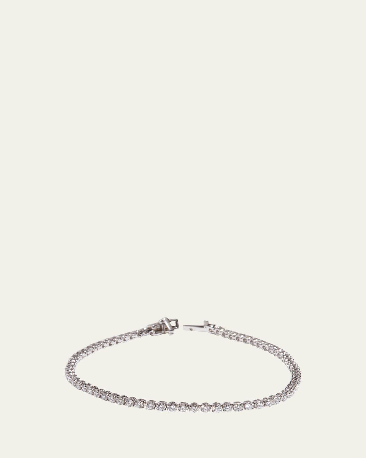 Kendall Row 14K White Gold Lab Grown Diamond Tennis Bracelet