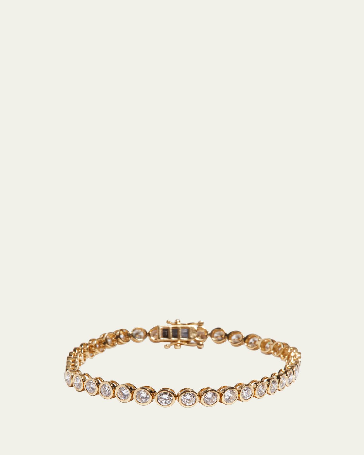 Kendall Row 14K Yellow Gold Lab Grown Diamond Tennis Bracelet | Thumbnail 6