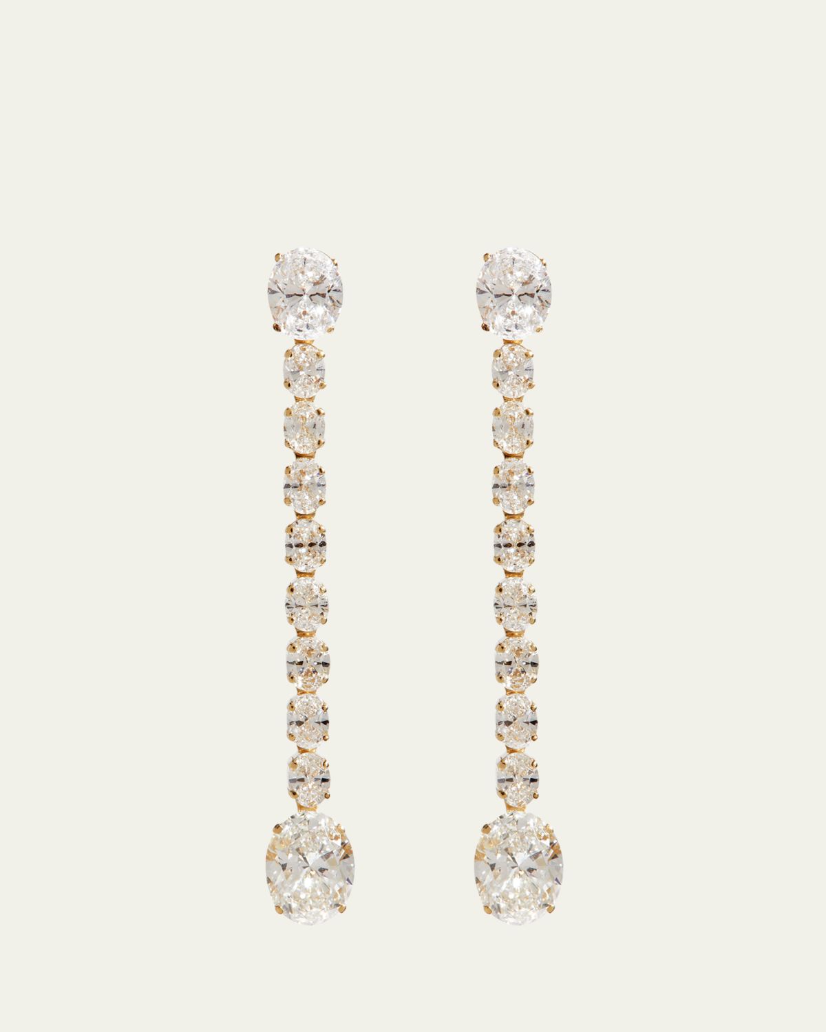 Kendall Row 14K Yellow Gold Lab Grown Diamond Dangle Earrings