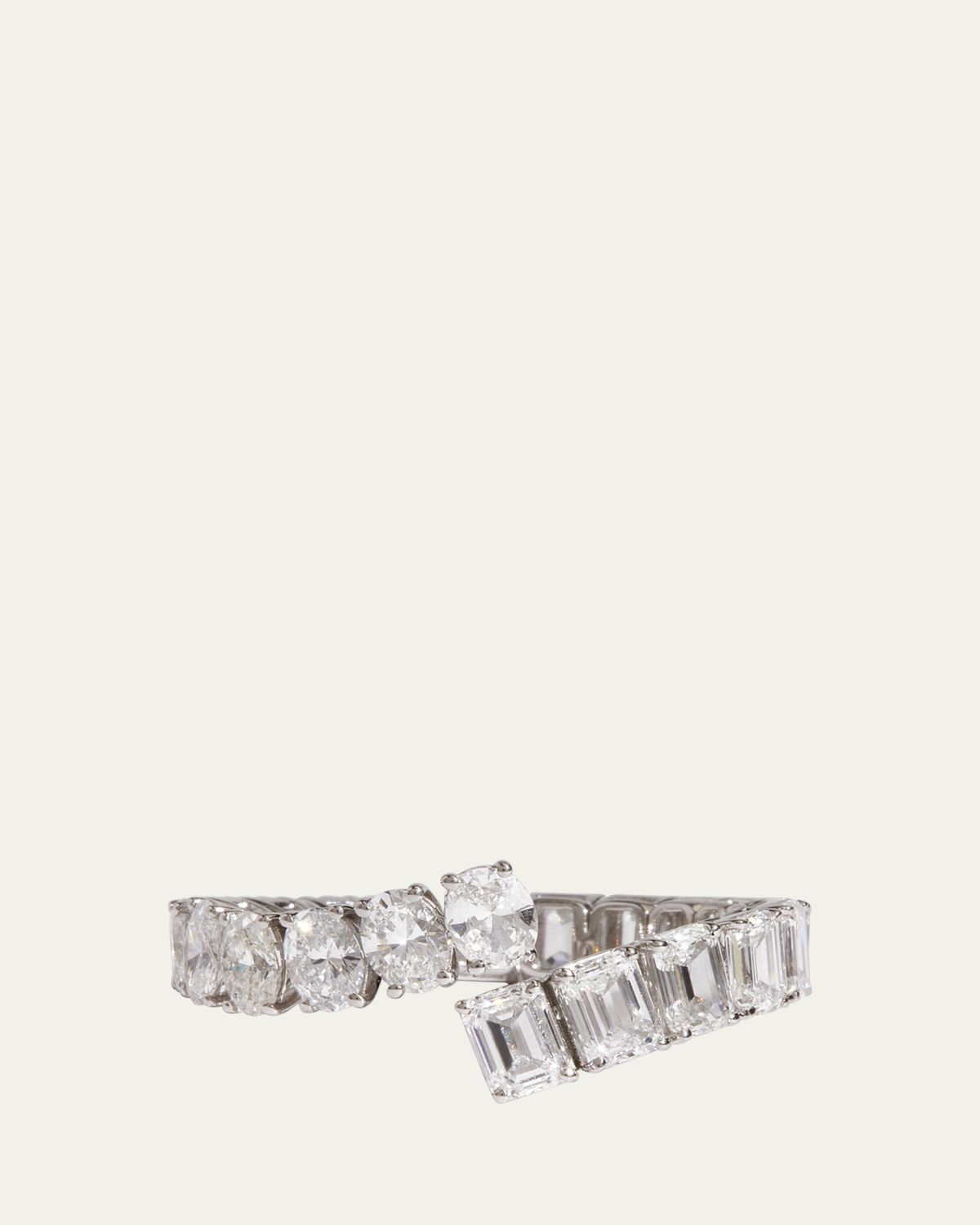 Kendall Row 14K White Gold Lab Grown Diamond Eternity Band