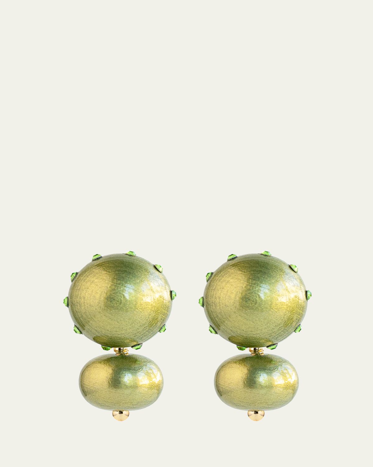 Saule Label Livia Lime Twist Earrings