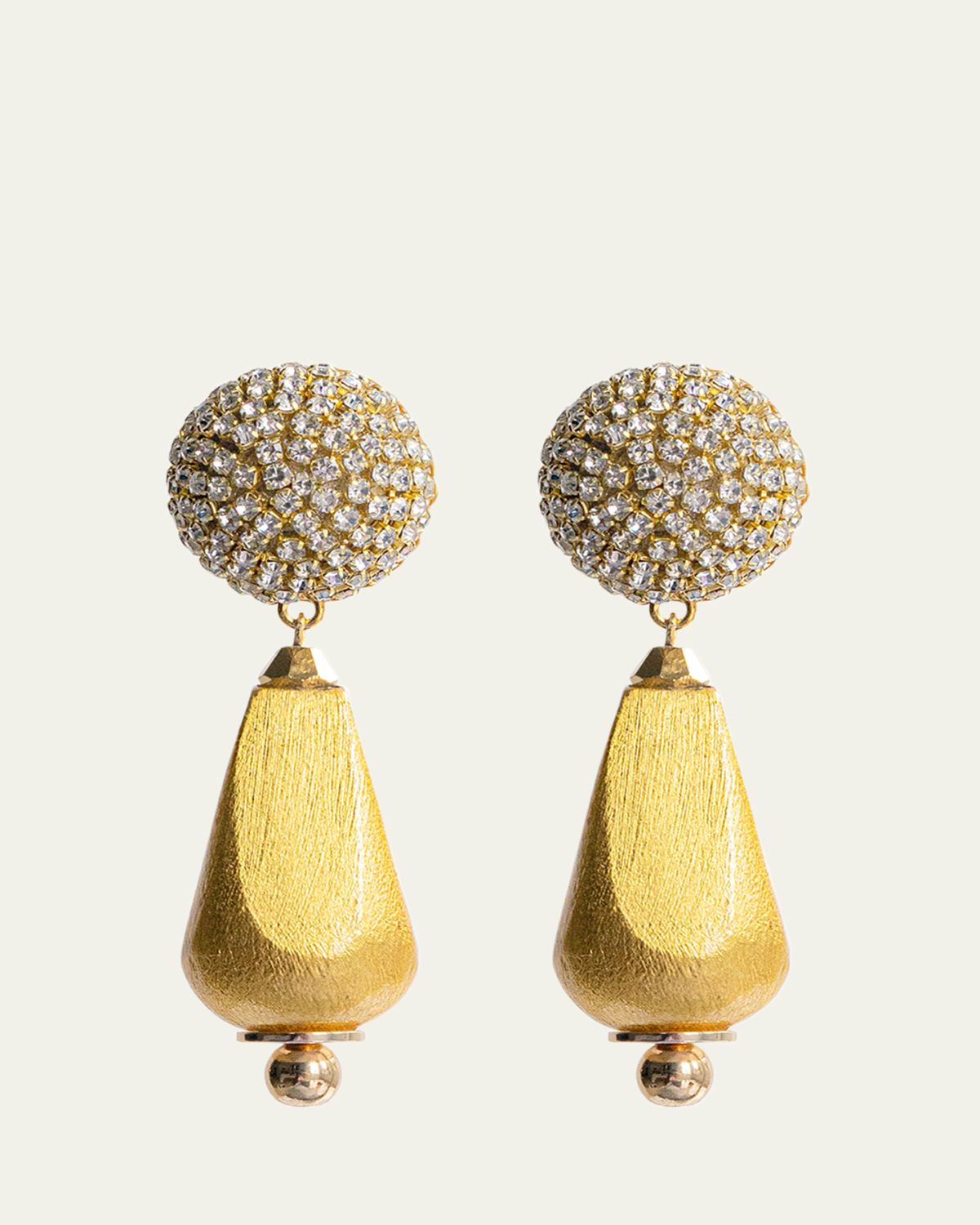Saule Label Dalia Earrings in Gilded Gold