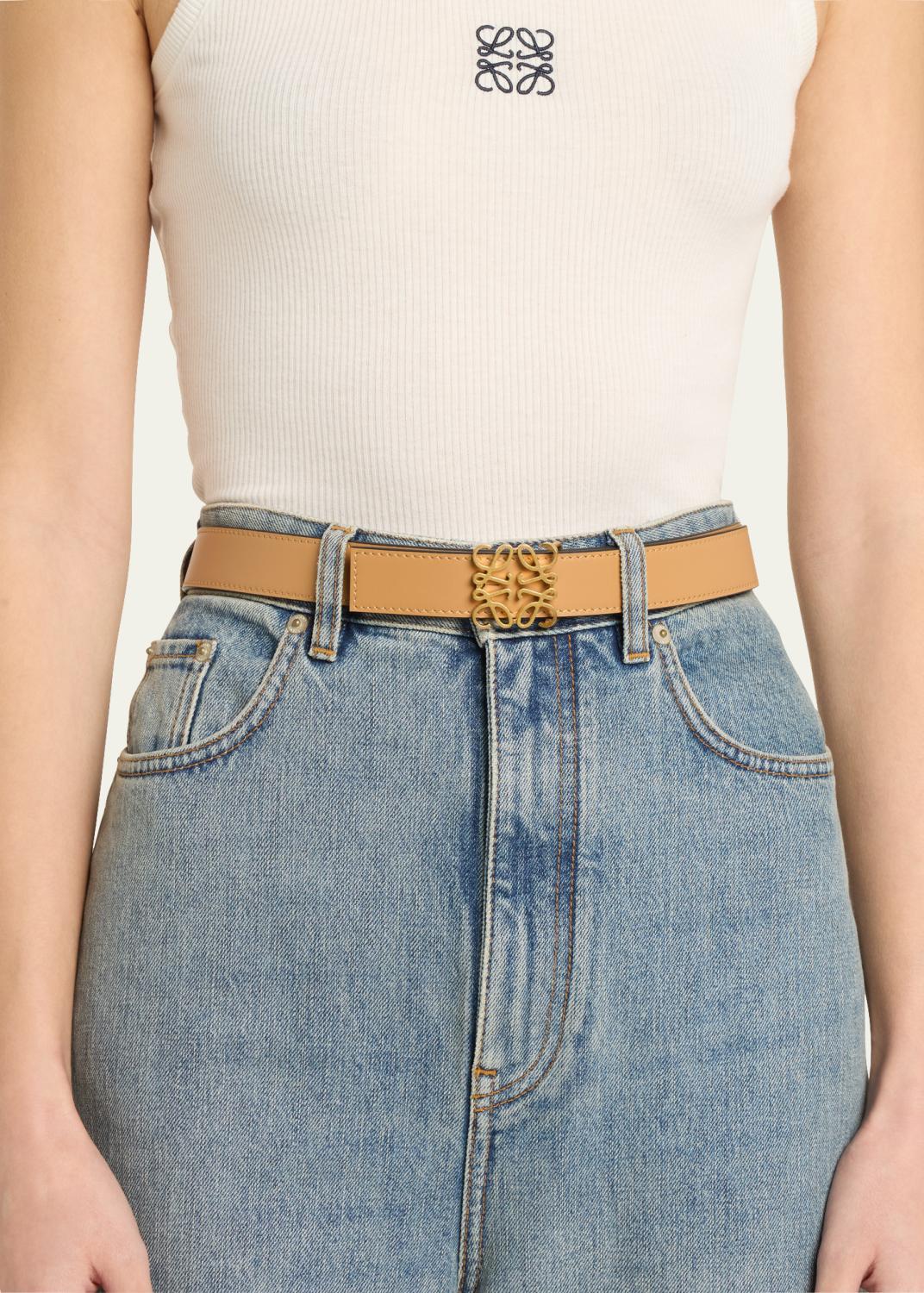 Loewe Anagram Reversible Leather Belt | Thumbnail 5 Loewe Anagram Reversible Leather Belt | Thumbnail 5