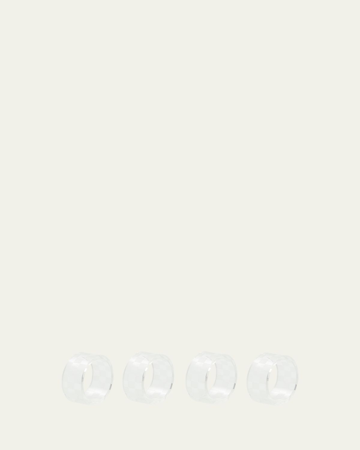 MacKenzie-Childs Clear Check Napkin Ring Set of 4 | Thumbnail 4