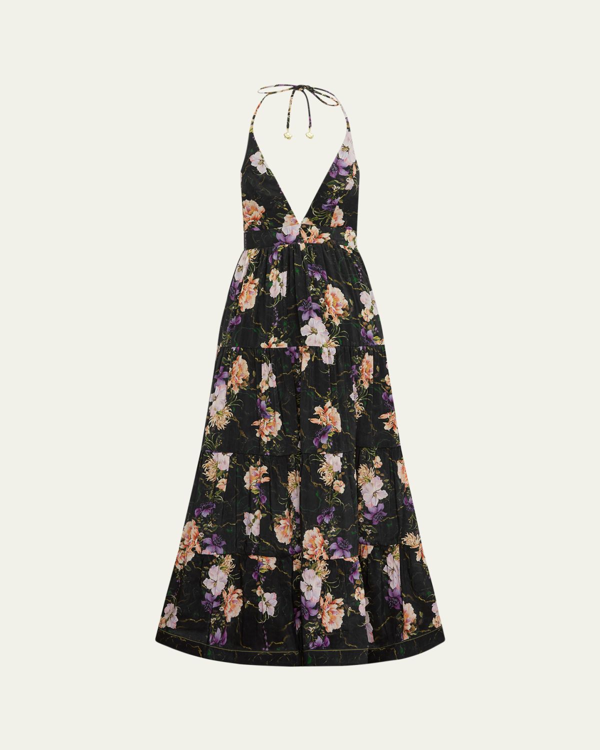Aqua Blu Australia Jancinta Tiered Maxi Dress