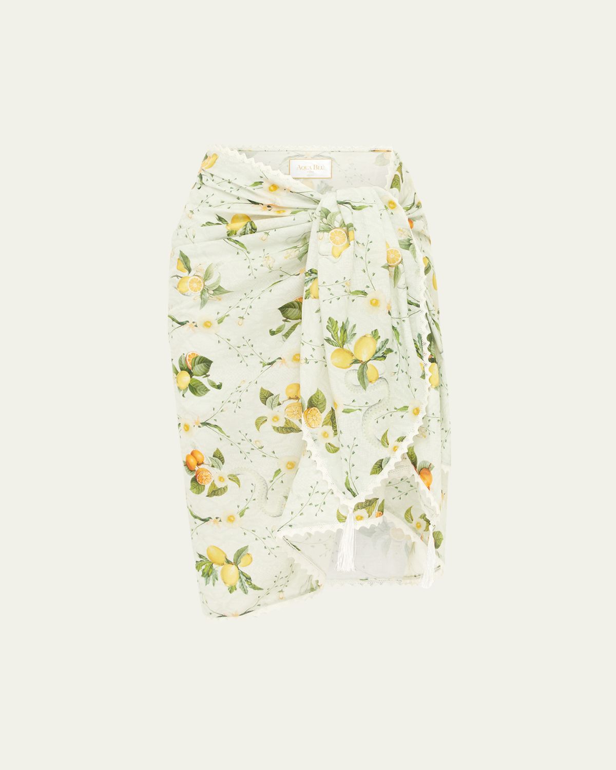 Aqua Blu Australia Linen Pareo Coverup