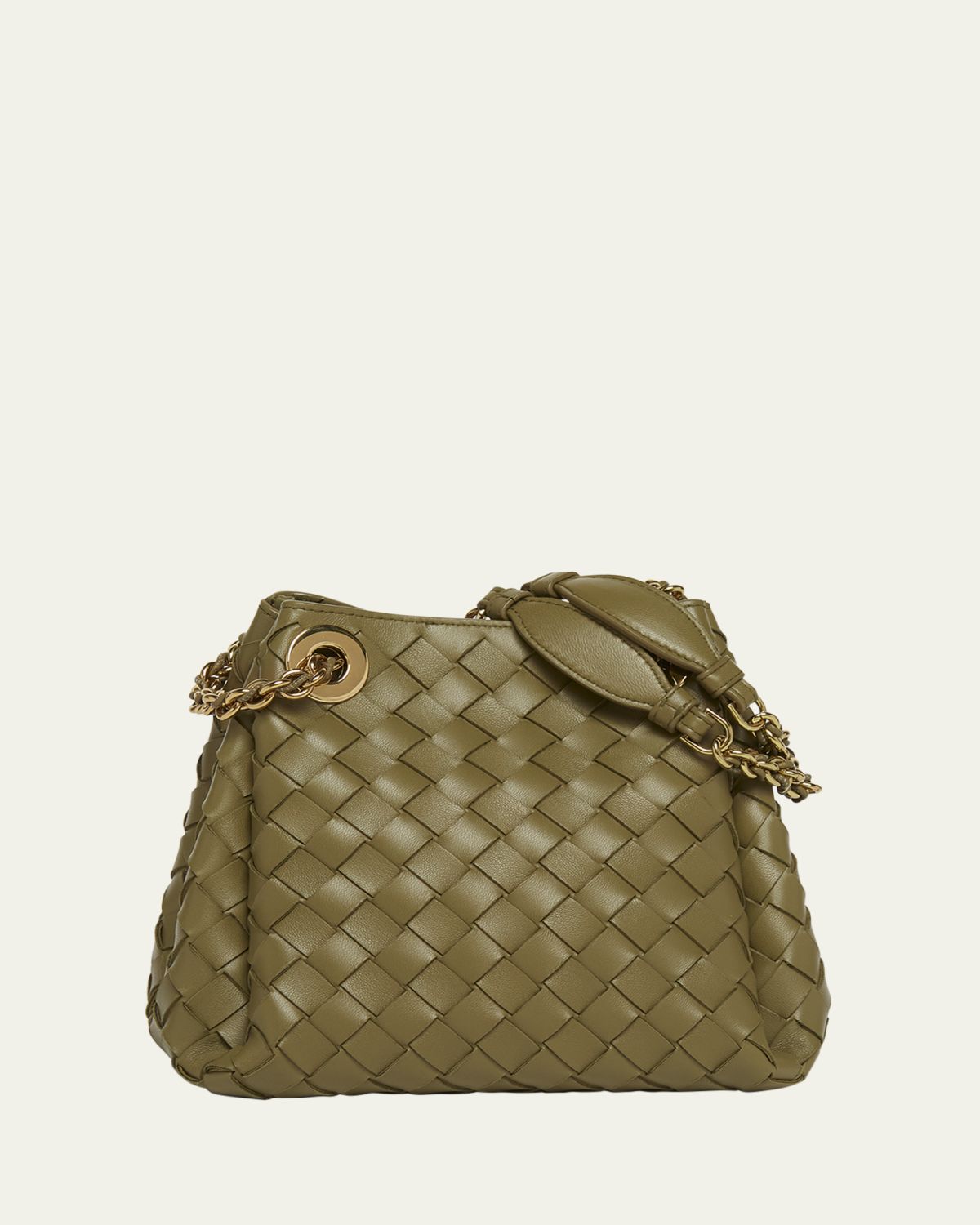 Bottega Veneta Small Parachute Leather Shoulder Bag | Thumbnail 6