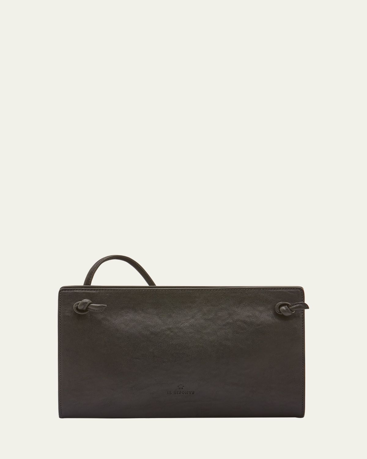 Il Bisonte Snodo Zip Leather Crossbody Bag