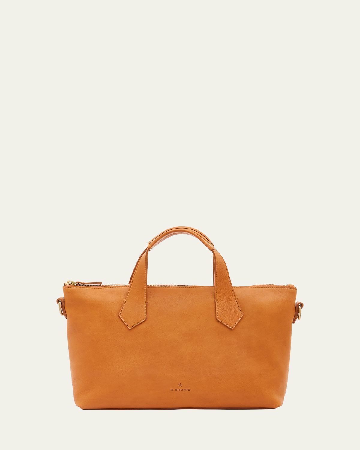 Il Bisonte Le Laudi Leather Top-Handle Bag