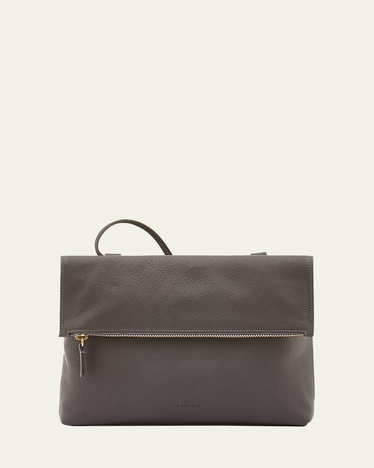 Il Bisonte Anna Fold-Over Flap Leather Crossbody Bag