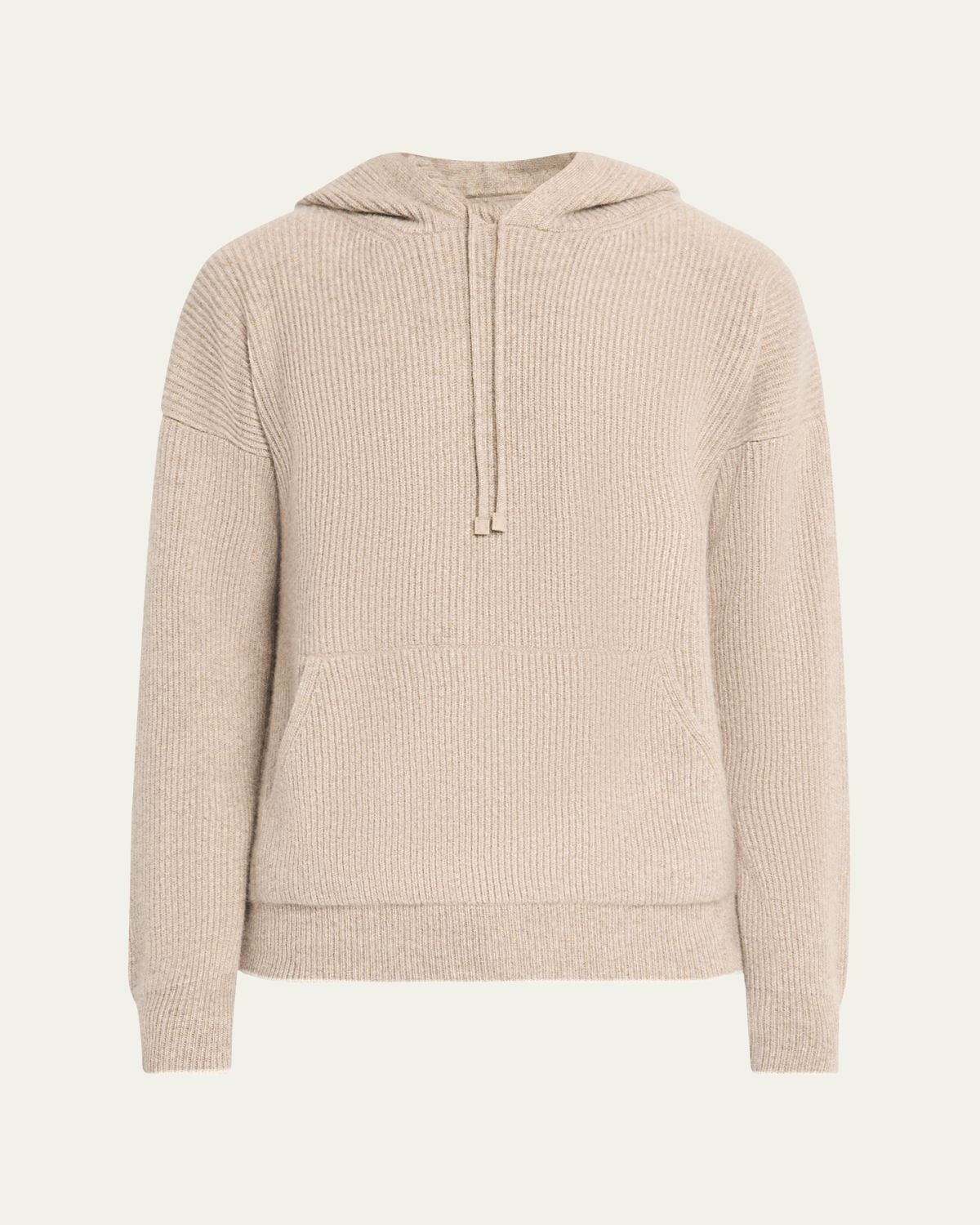 Bergdorf Goodman Men's Cashmere English Rib Hoodie