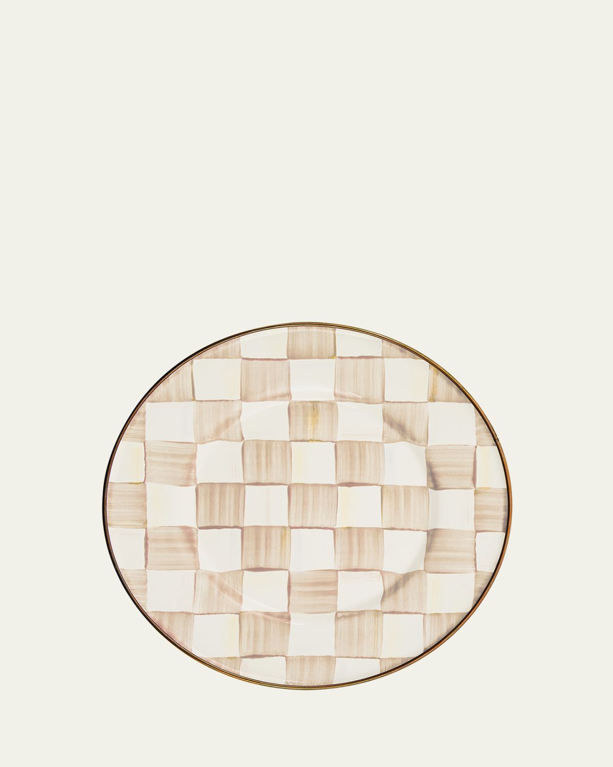 MacKenzie-Childs Mocha Check Salad Plate | Thumbnail 6 MacKenzie-Childs Mocha Check Salad Plate | Thumbnail 6