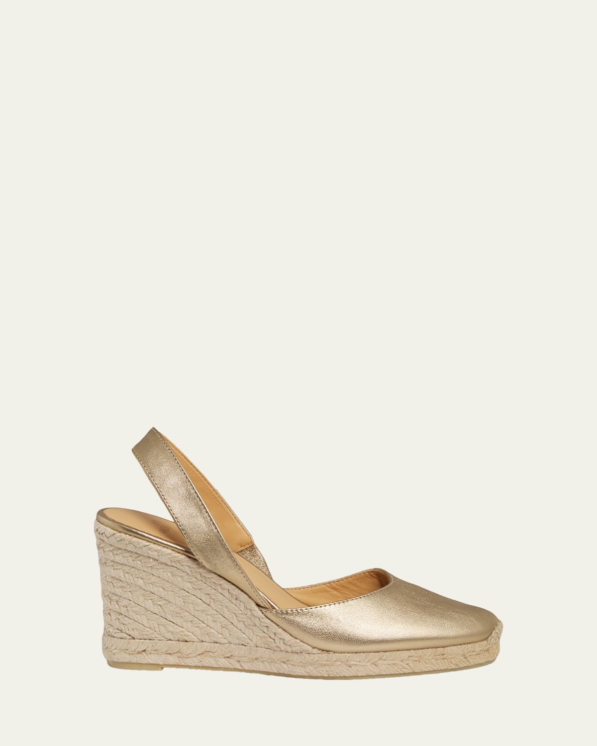 Castaner Carissa Metallic Leather Wedge Espadrilles | Thumbnail 6 Castaner Carissa Metallic Leather Wedge Espadrilles | Thumbnail 6