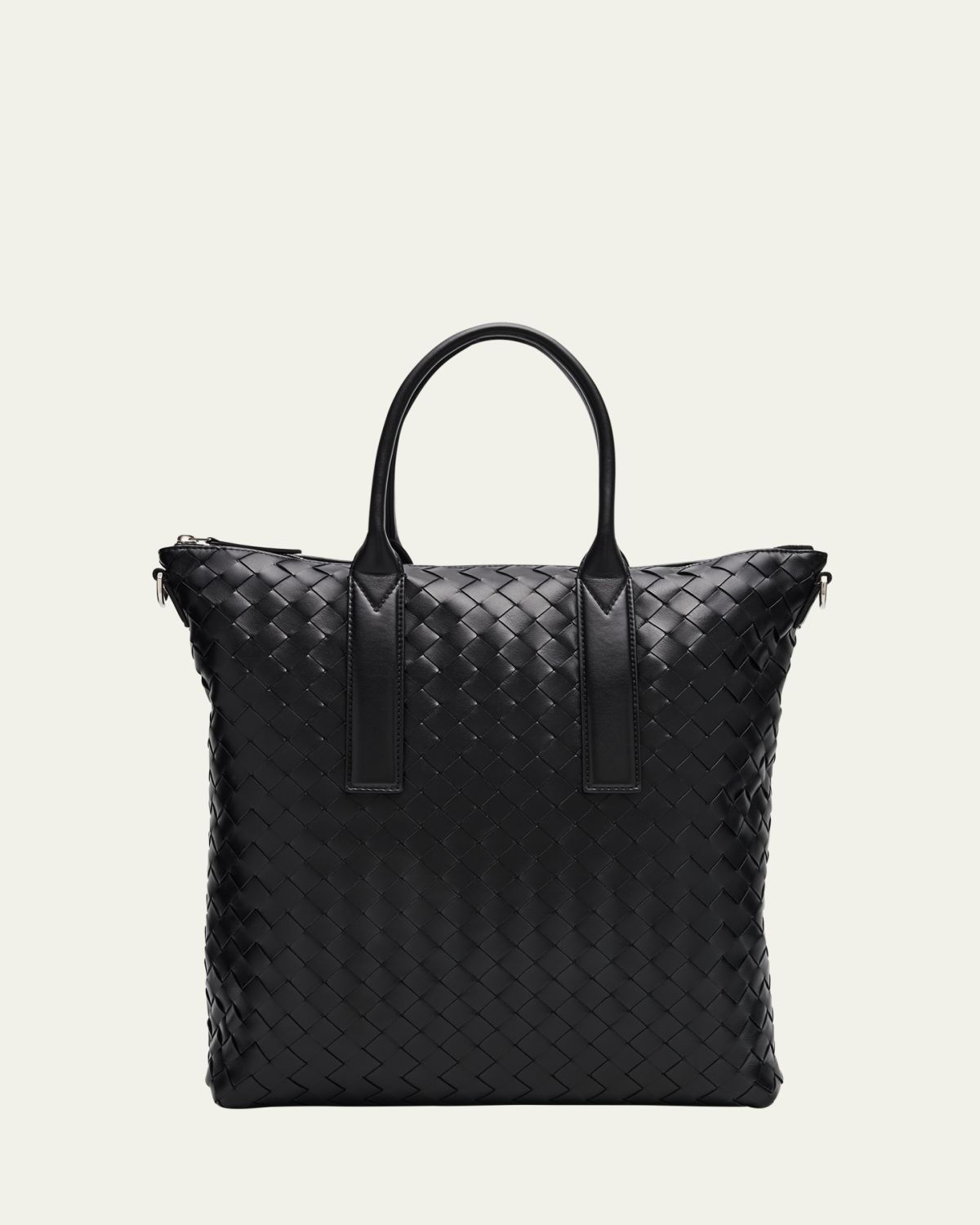 Bottega Veneta Men's Intrecciato Zip North-South Tote Bag | Thumbnail 6 Bottega Veneta Men's Intrecciato Zip North-South Tote Bag | Thumbnail 6