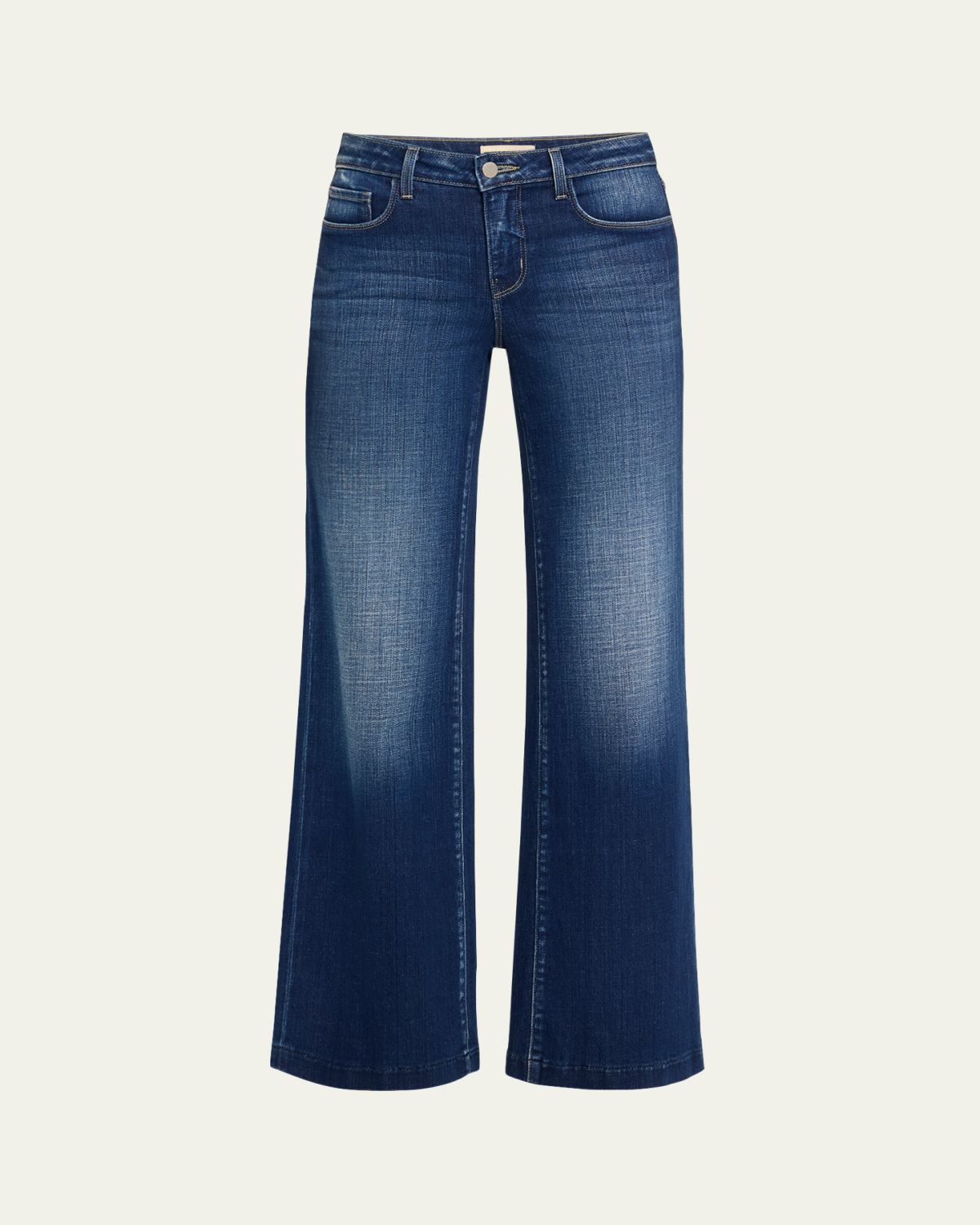 L'Agence Joanne Low-Rise Wide-Leg Jeans