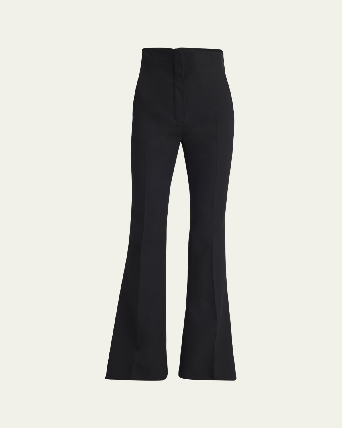 McQueen Foldover-Waist Flare Trousers | Thumbnail 6