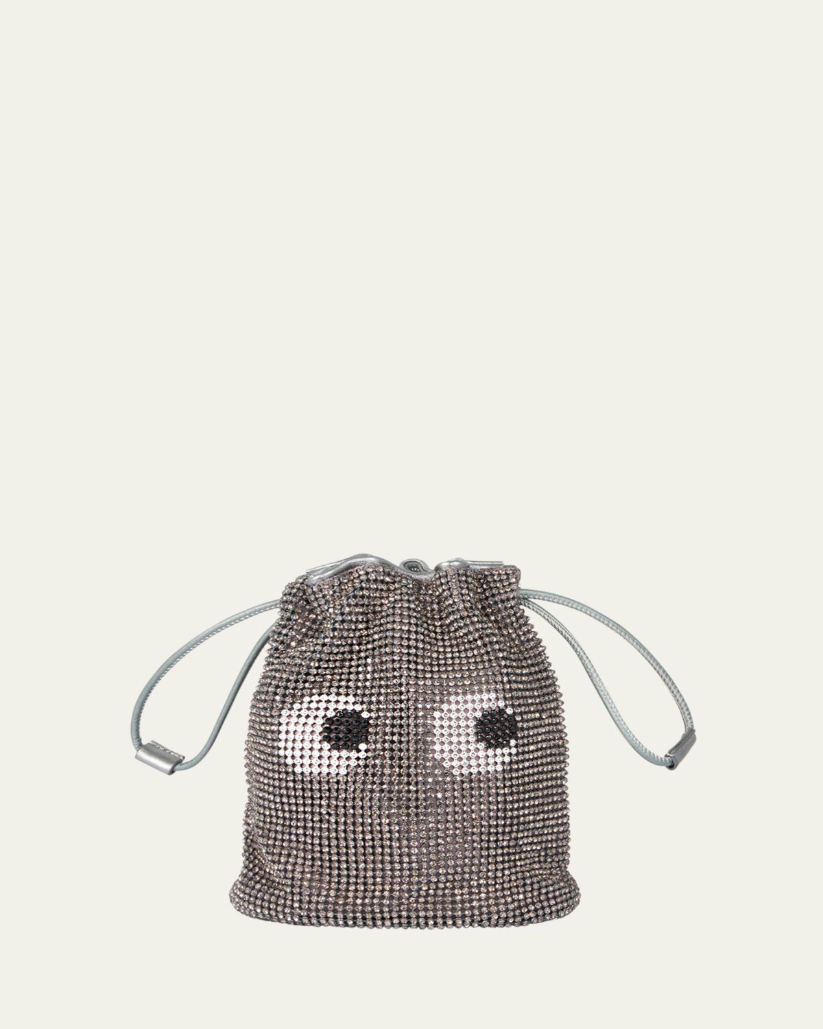 Anya Hindmarch Eyes Mesh Crystal Pouch Bag