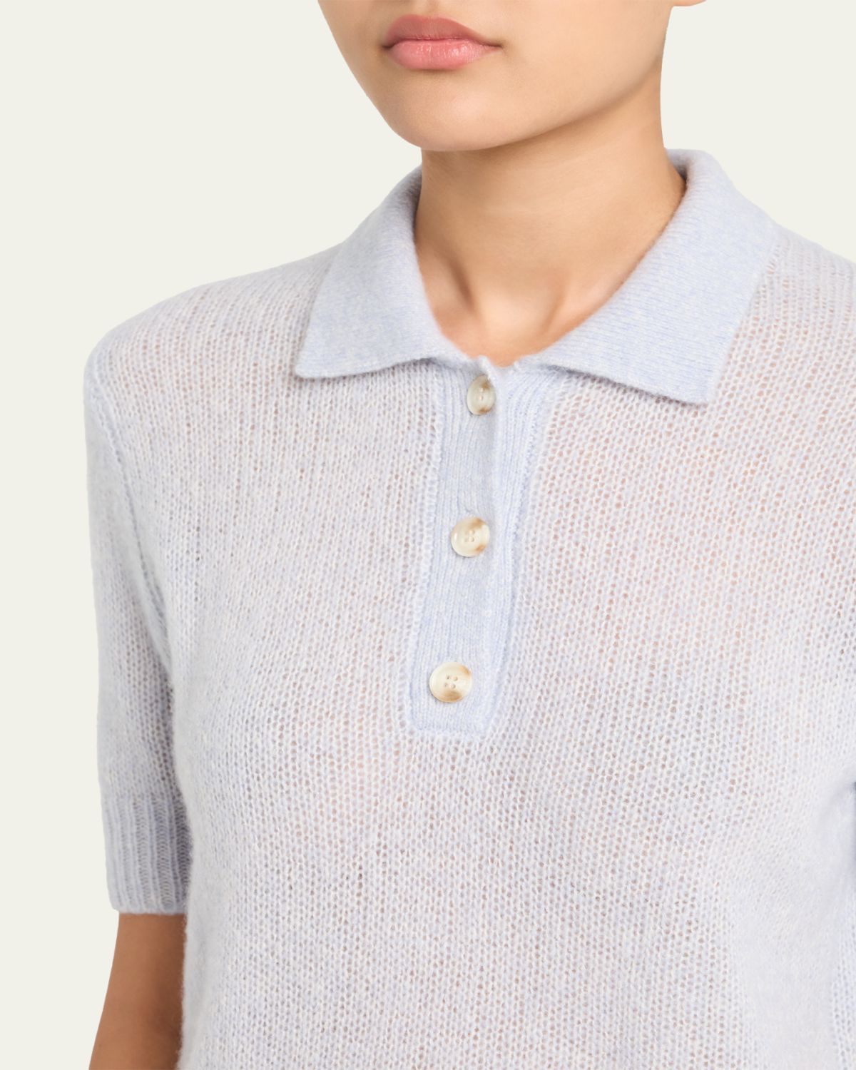 Lisa Yang Masy Cashmere Polo Sweater | Thumbnail 9